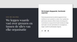 Overlappende Tekstgroep - Prachtig Websiteontwerp