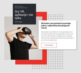 Gry VR, Aplikacje I Nie Tylko - Profesjonalny Projekt Strony Internetowej