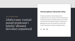 Nakładająca Się Grupa Tekstów Szablon HTML5 I CSS3