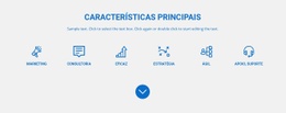 Marketing, Ágil, Estratégia - Modelo Profissional Personalizável De Uma Página