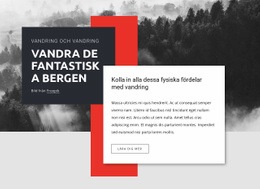 Vandra De Fantastiska Bergen – Enkelt WordPress-Tema