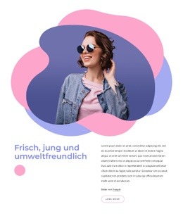 Umweltfreundlicher Stil - Anpassbarer Professioneller Website-Builder