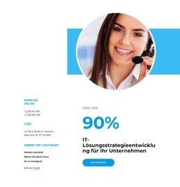 IT-Lösungsstrategie – Web-Mockup