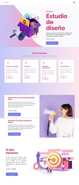 Estudio De Diseño Y Branding - Mejor Página De Destino