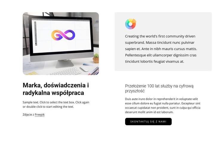 Technologia cyfrowa Szablon CSS