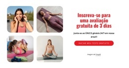 Web Design Incrível Para Clube Esportivo De Nova York