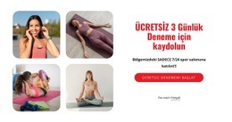 New York Spor Kulübü Için Çok Amaçlı Tek Sayfalık Şablon