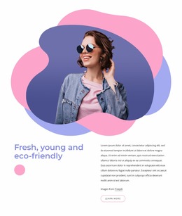 Eco-Friendly Style - Easy-To-Use Website Mockup