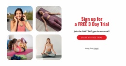 New York Sports Club Landing Page