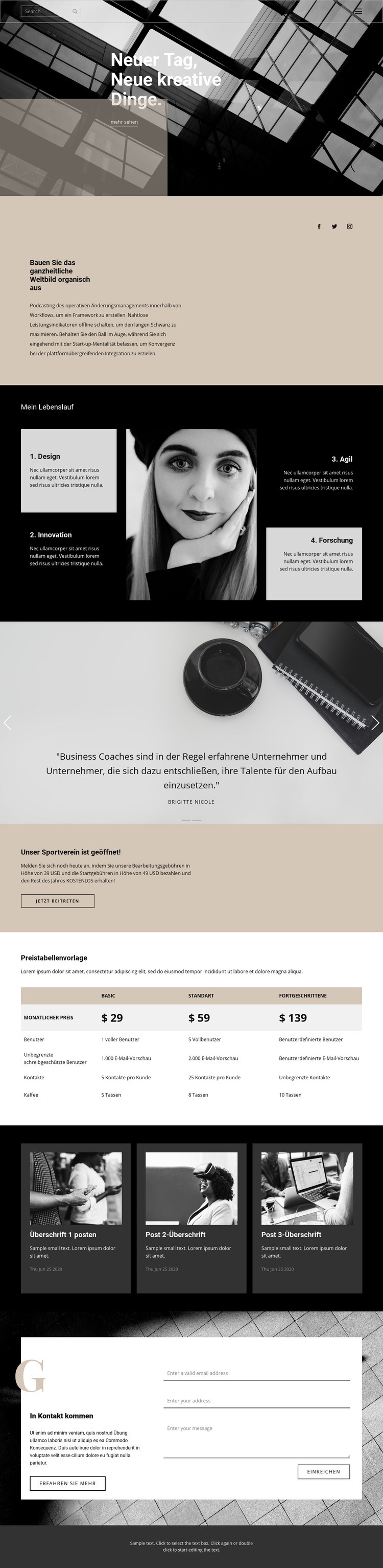 Wo man ein Unternehmen gründet HTML Website Builder