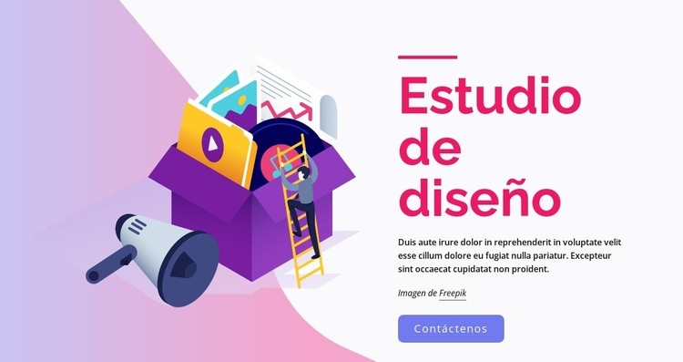 estudio de diseño universal Creador de sitios web HTML