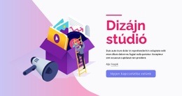 Univerzális Design Stúdió Teljes Szélességű Sablon