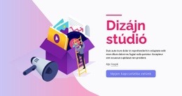 Univerzális Design Stúdió – Ingyenesen Letölthető WordPress Téma