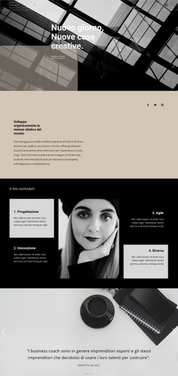 Dove Avviare Un'Impresa - Mockup Di Sito Web Multiuso