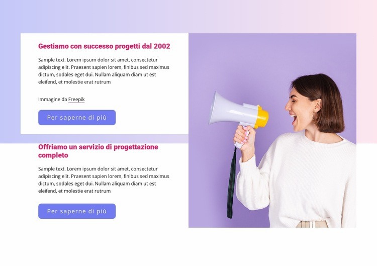 Progetti studio di design 2022 Mockup del sito web