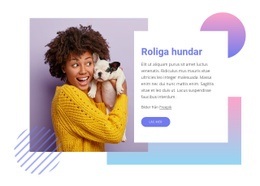 Roliga Hundar - Anpassad Webbdesign