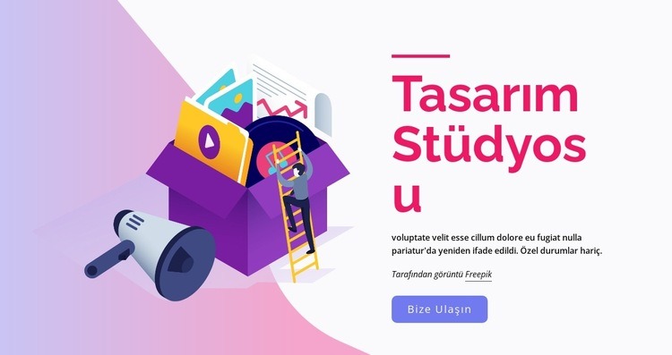 En iyi tasarım stüdyosu Html Web Sitesi Oluşturucu