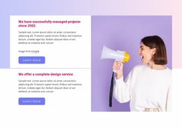 Design Studio Projects 2022 - Free Download Landing Page