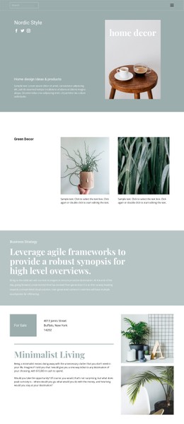 Help Interior Designer Site Template