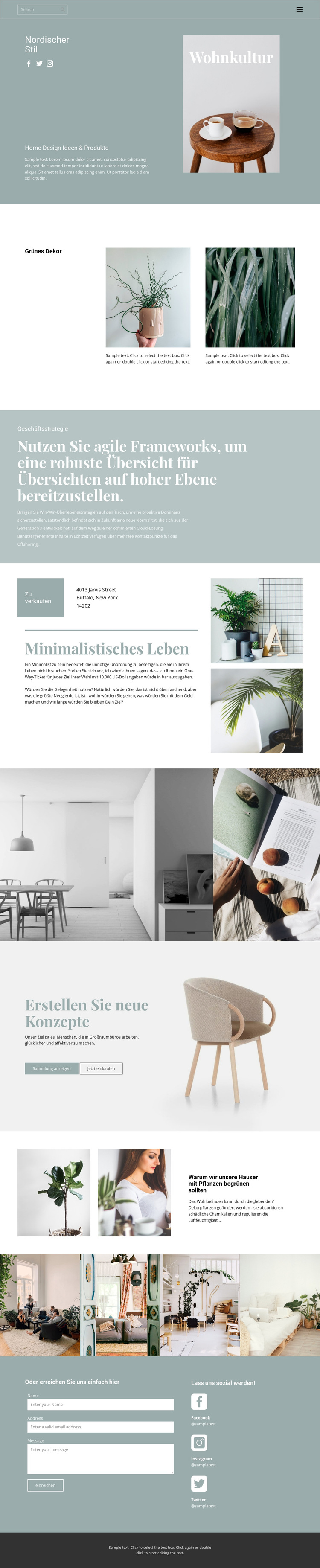 Helfen Sie dem Innenarchitekten Website-Vorlage