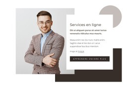 Maquette De Site Web Premium Pour Services D'Analyse De Données