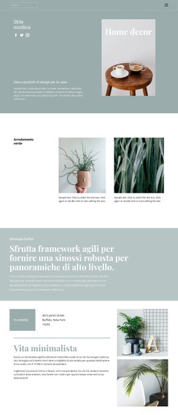 Mockup Del Sito Web Per Aiuta L'Interior Designer