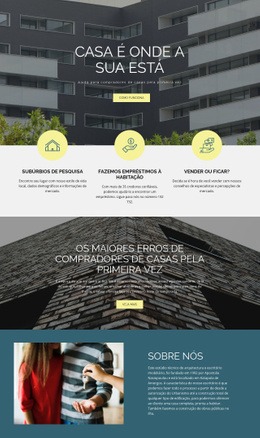 Imóveis Para Casa - Web Design Multifuncional