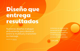 Diseñando Resultados - Plantilla HTML5
