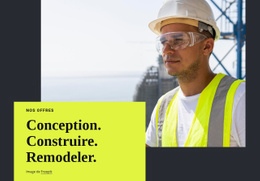 Concevoir, Construire, Remodeler - Créateur De Site Web Simple