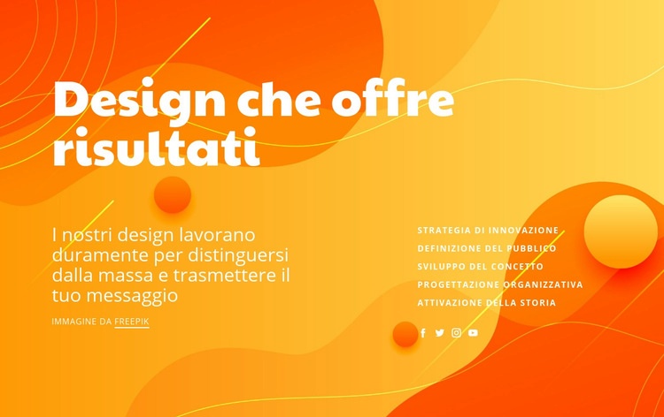 Progettare i risultati Progettazione di siti web