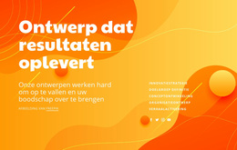 Ontwerpen Van Resultaten - Responsief WordPress-Thema