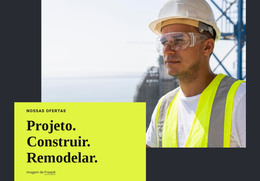 Projetar, Construir, Remodelar - Modelo HTML E CSS