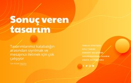 Sonuçları Tasarlama Temel CSS Şablonu