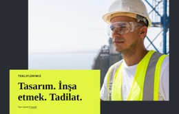 Tasarım, Buid, Tadilat Için HTML5 Duyarlı