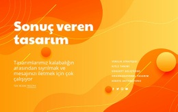 Sonuçları Tasarlama - Duyarlı Web Sitesi Tasarımı