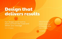 Designing Results - Custom Web Page Design