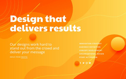 Designing Results - Simple Website Mockup