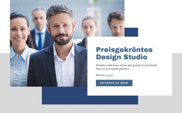 Preisgekröntes Designstudio - Moderne Webvorlage