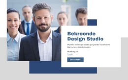 Bekroonde Ontwerpstudio Sitesjabloon