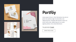 Tasarım Stüdyosu Portföyü - WordPress Şablonu