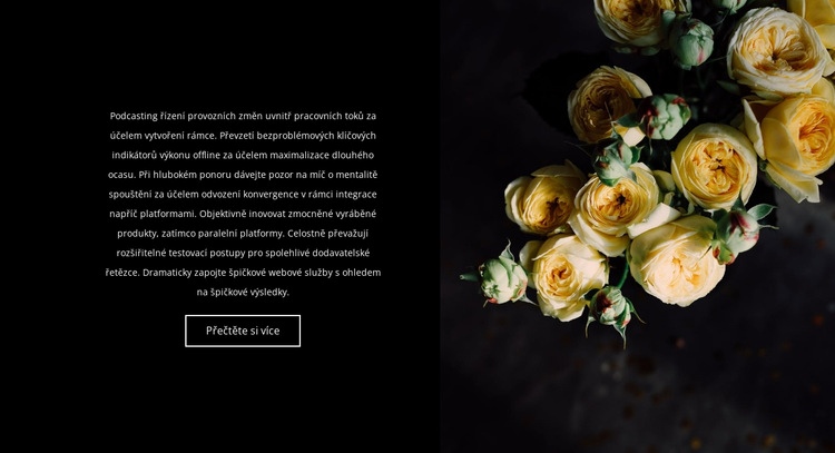 Květiny jsou opět v módě Šablona CSS
