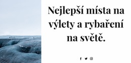 Nové Stezky A Místa – Šablona Vstupní Stránky