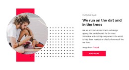 A great trail running - CSS Template by Nicepage