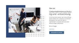 Unternehmensschulung Und -Entwicklung Kostenlose Vorlage
