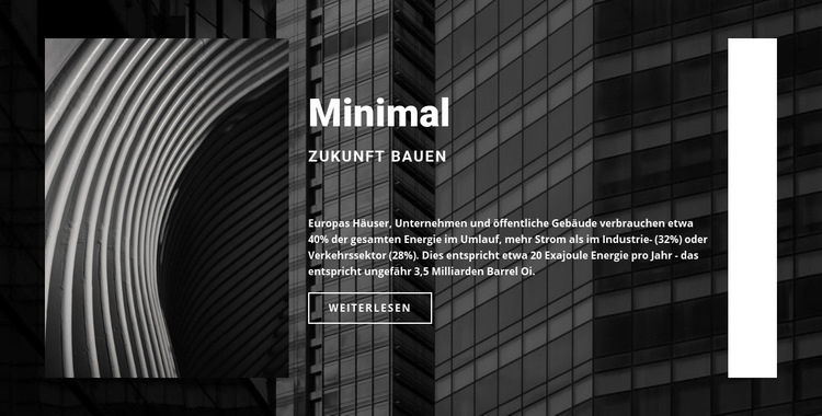 Wir bauen für die Ewigkeit HTML Website Builder