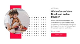 Ein Toller Trailrunning - Premium-Website-Vorlage Für Unternehmen