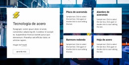 Tecnología Del Acero - Funcionalidad Del Creador De Sitios Web