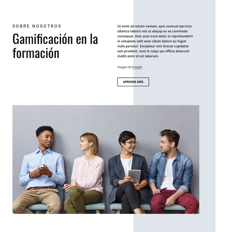 Gamificación en la formación empresarial Plantilla CSS