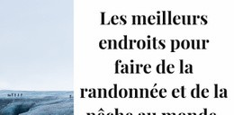 Nouveaux Sentiers Et Emplacements - Créateur De Site Web