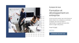 Formation Et Développement En Entreprise Modèle Gratuit